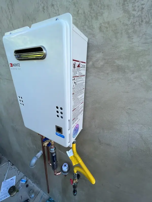 Tankless water heater installation for Plains homes